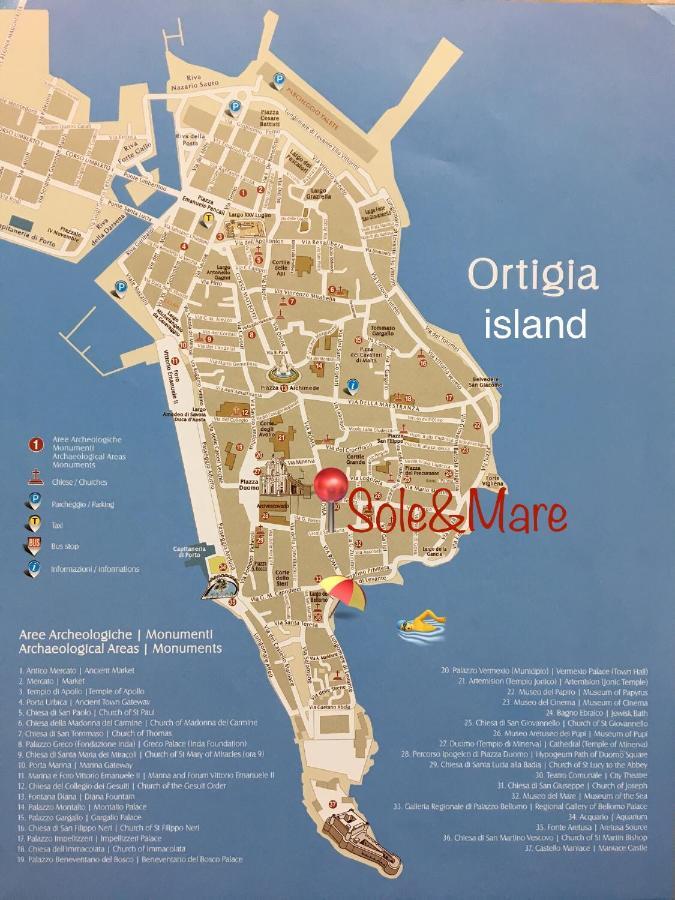 Villa Sole&Mare Ortigia Syrakus Exterior foto